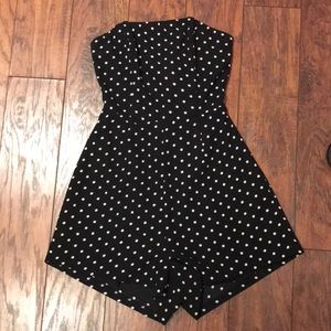 Polka dot romper